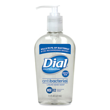 Dial® Professional Antibacterial Liquid Hand Soap For Sensitive Skin, Floral, 7.5 Oz Pump, 12-carton freeshipping - TVN Wholesale